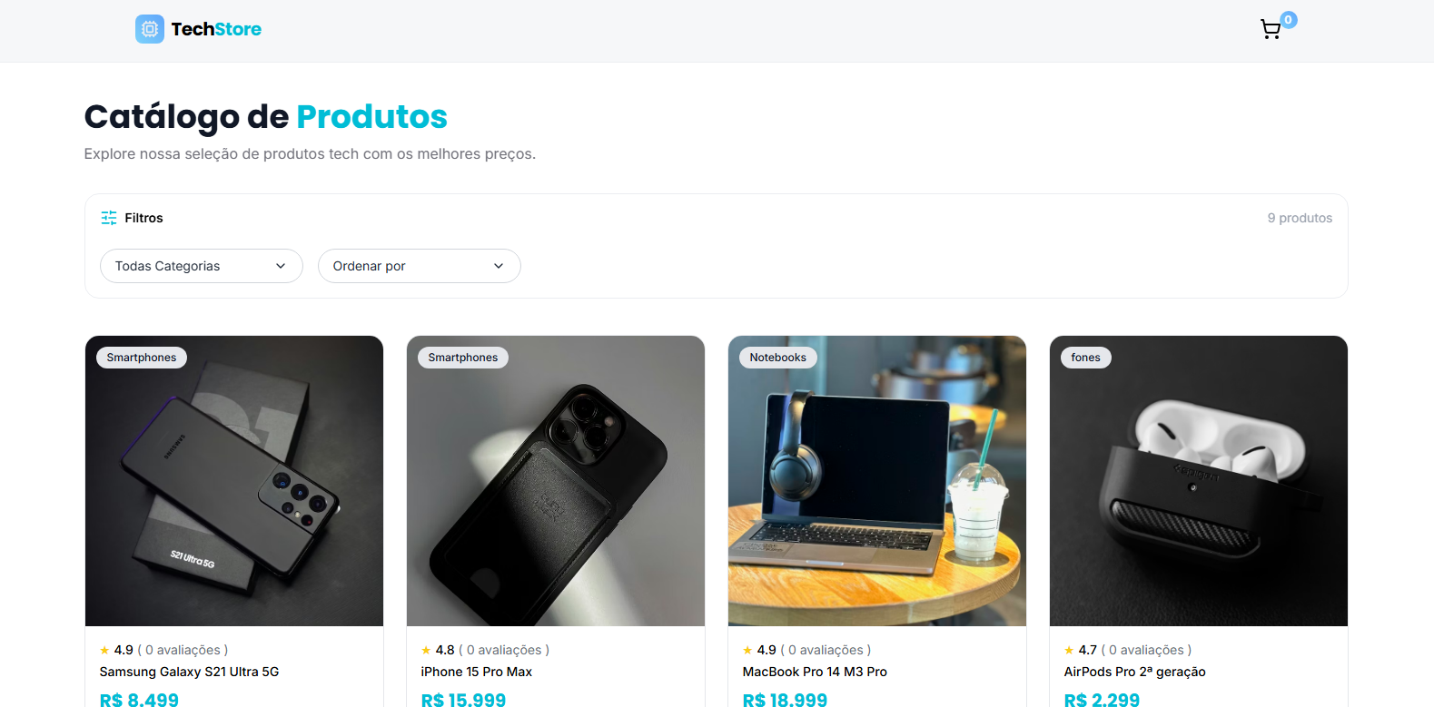 e-commerce TechStore